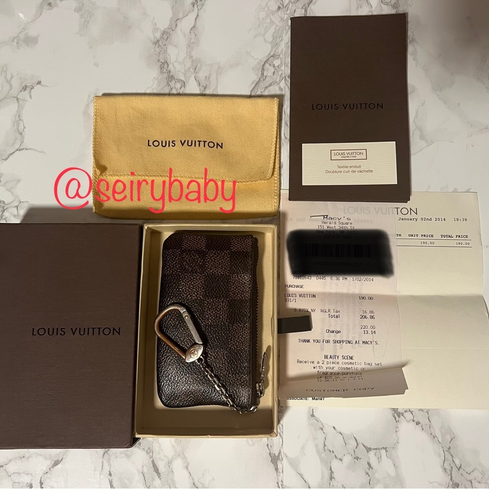 Louis Vuitton Damier Ebene Key Pouch